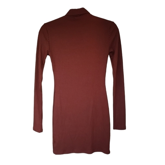 Urban Outfitters Gigi Turtleneck Long Sleeve Knit Sweater Tube Mini Dress - Picture 5 of 7